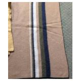 Pair of Vintage Wool Throw Blankets