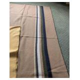 Pair of Vintage Wool Throw Blankets