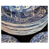 Assorted Blue and White Spode Dishes