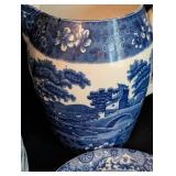 Assorted Blue and White Spode Dishes