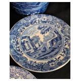 Assorted Blue and White Spode Dishes