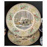 Variety of Vintage Painted Porcelain Dishes
