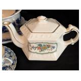 Variety of Vintage Painted Porcelain Dishes