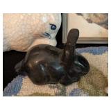 Assorted Vintage Bunny Decor