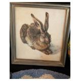 Assorted Vintage Bunny Decor
