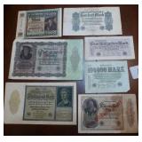 Group of large German Marks 1922-23