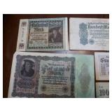 Group of large German Marks 1922-23