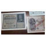 Group of large German Marks 1922-23