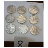 Group of French Francs 1942-45