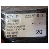 Six size 40 and 9 size 48 mens polyester pants