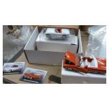 TWO diecast 1:32 scale cars, 1953 Corvette and 1959 Impala