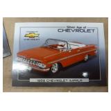 TWO diecast 1:32 scale cars, 1953 Corvette and 1959 Impala