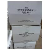 Group of new ertl cars, plastic