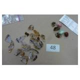 group of polished agates