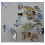 group of polished agates