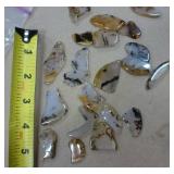 group of polished agates