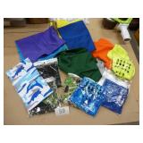 lot of neck covers/head bands etc