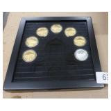 Coin case with Corvette and BelAir coins