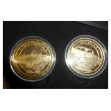 Coin case with Corvette and BelAir coins