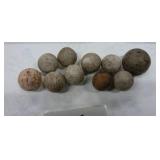 Group of vintage marbles Clay and Glass