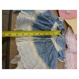 Group of doll clothes