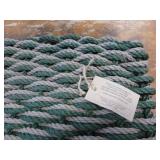 New rug made from ski rope material 30x18