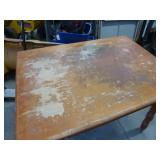 Table that needs some refinishing 30x41 plus two 8 inch extensions