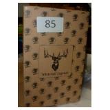 About 70 whitetail legends deer decals and about 50 pins of various legendary deer