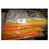 6 rain suits of various sizes XL - 3X