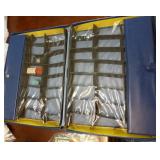 Vintage matchbox case with 1968 Hot Wheels Redline beatnik bandit