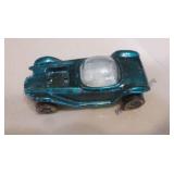 Vintage matchbox case with 1968 Hot Wheels Redline beatnik bandit