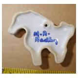 Collectible unique M.A.Hadley pottery - 8 wall hangings, all signed