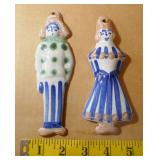 Collectible unique M.A.Hadley pottery - 8 wall hangings, all signed