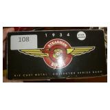 1934 Stearman Bi-plane Ford motor co.  SpecCast Die cast 1993 New in box