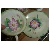 Set of frosting decorating tips, tea cups, vase, toothpick holder