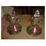 Set of frosting decorating tips, tea cups, vase, toothpick holder