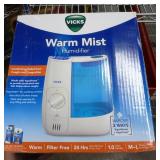 Warm mist humidifier - like new