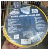 New 100ft outdoor lighted extension cord