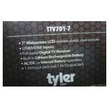 New 7 inch LCD tv for the camper