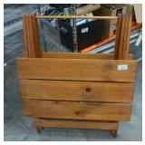 Wood folding table 30x34