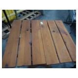 Wood folding table 30x34