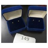 Two sets of ear rings