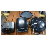 Two George Foreman grills and a Parini