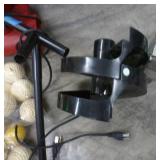 Baseball pitching machine with stand and balls