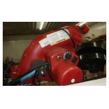 Baseball pitching machine with stand and balls