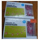 Two New sets of flower string lights to decorate the room or patio