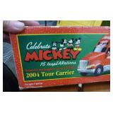 TWO 2004 Mickey Mouse and Coca-Cola Semi Trucks - light up
