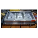 3-section food warmer