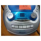 Memorex portable CD/cassette player with radio
