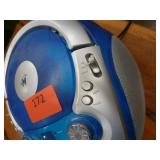 Memorex portable CD/cassette player with radio